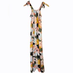 Billabong Multicolor Patterned Dress - Perfect for Spring Break dinners
